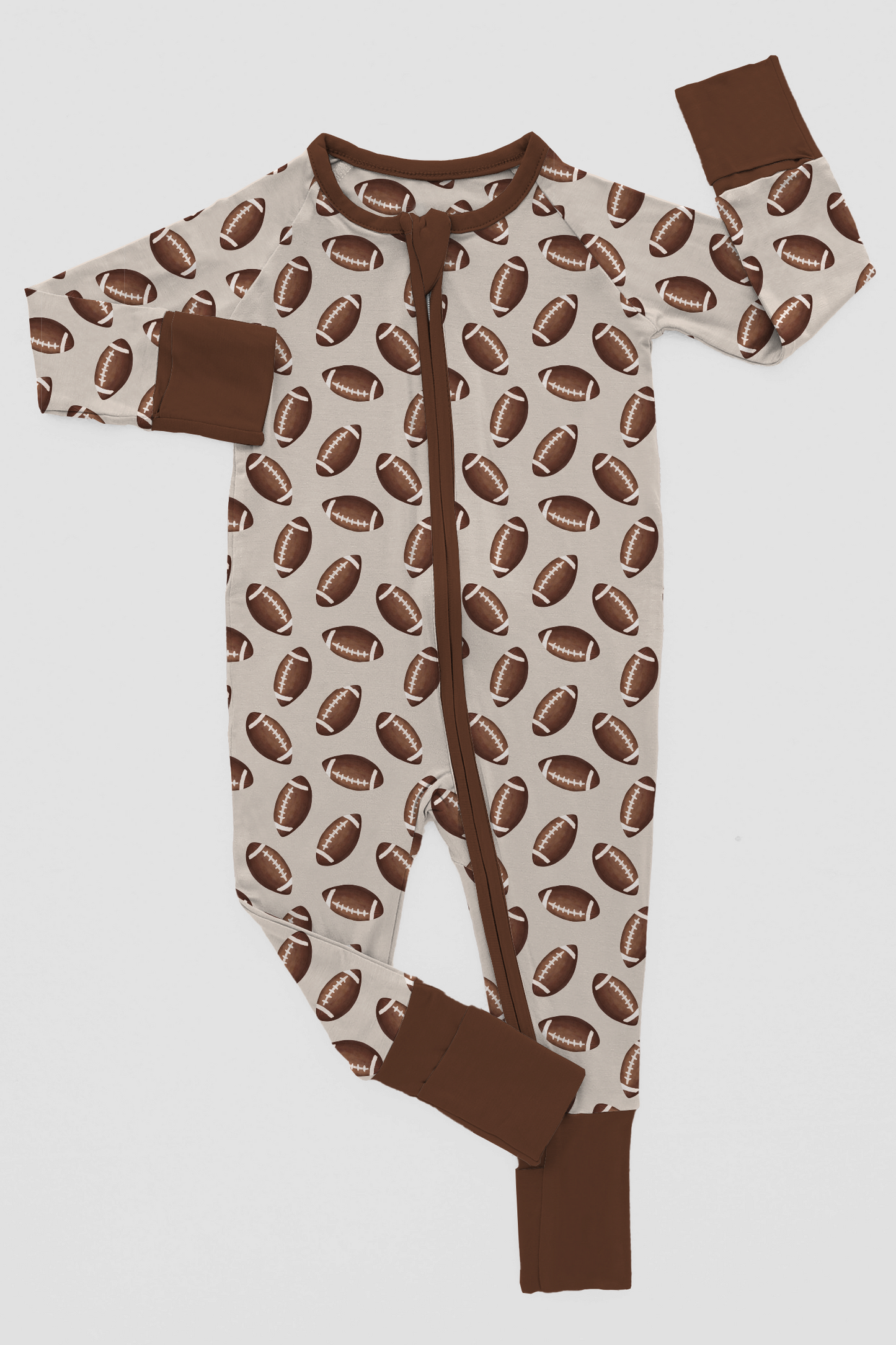 Bamboo Football Onesie