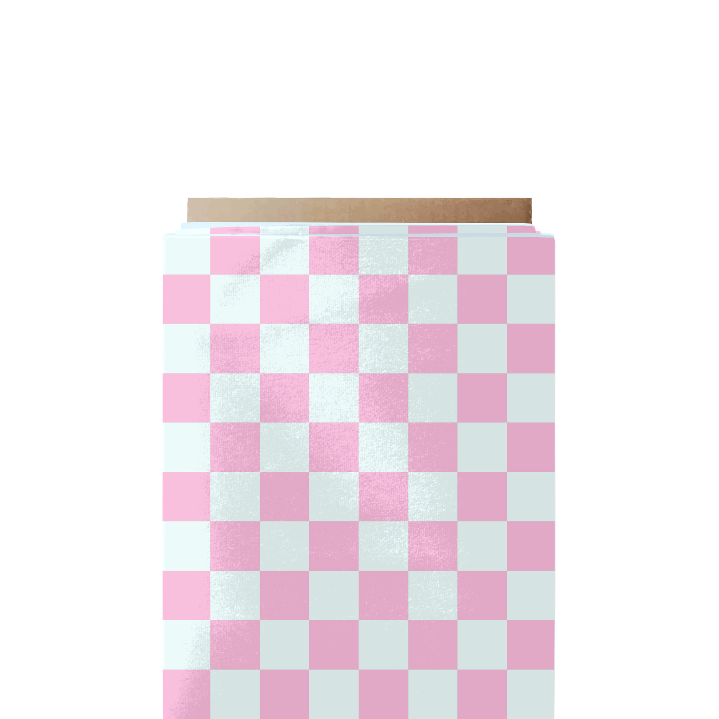 Pink Checkered Fabric