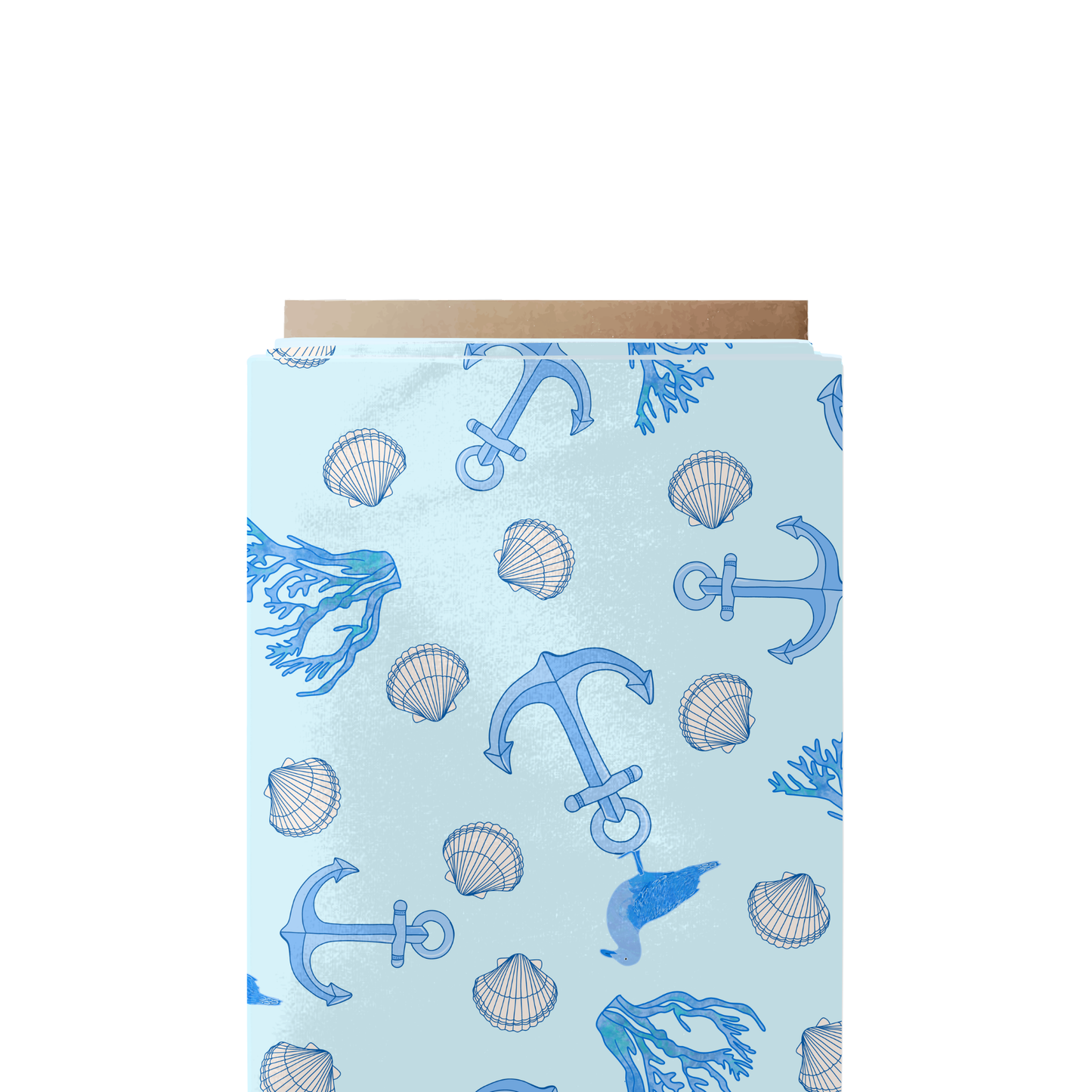 Seashell & Anchor Fabric