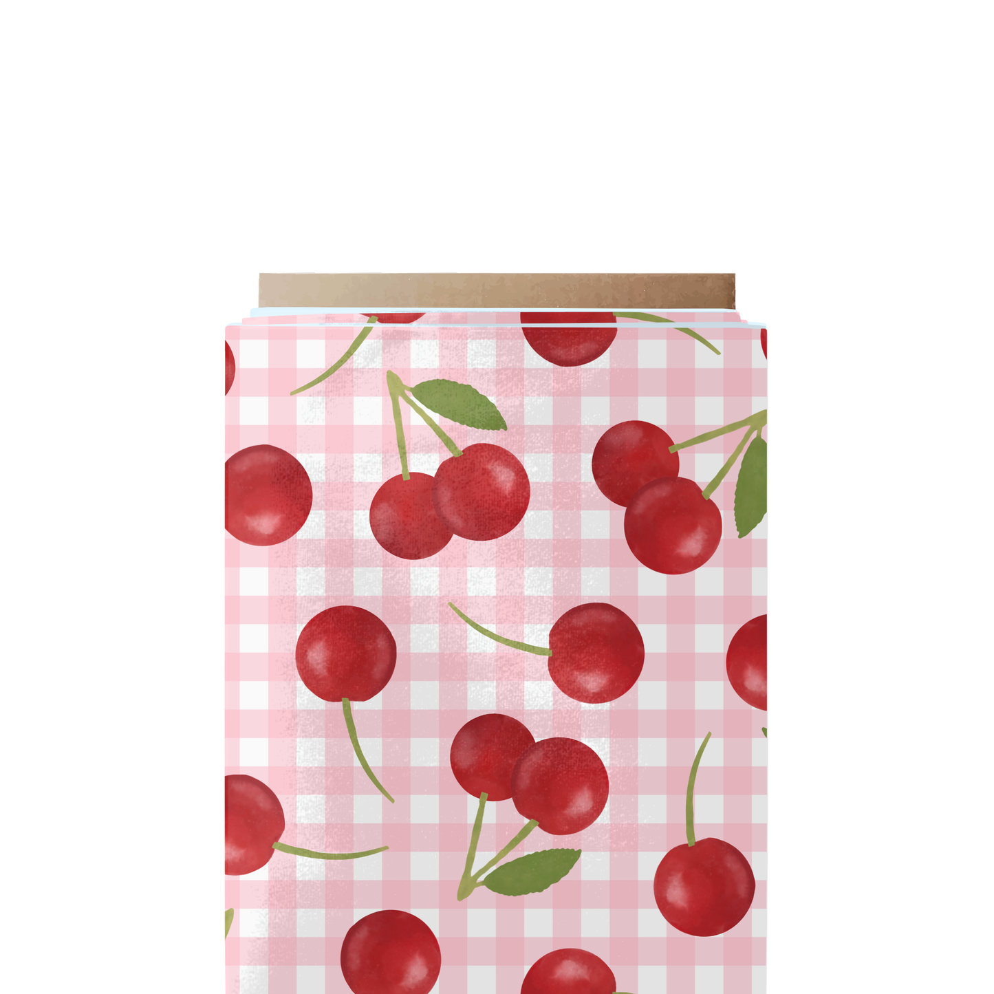 Cherry Gingham Fabric