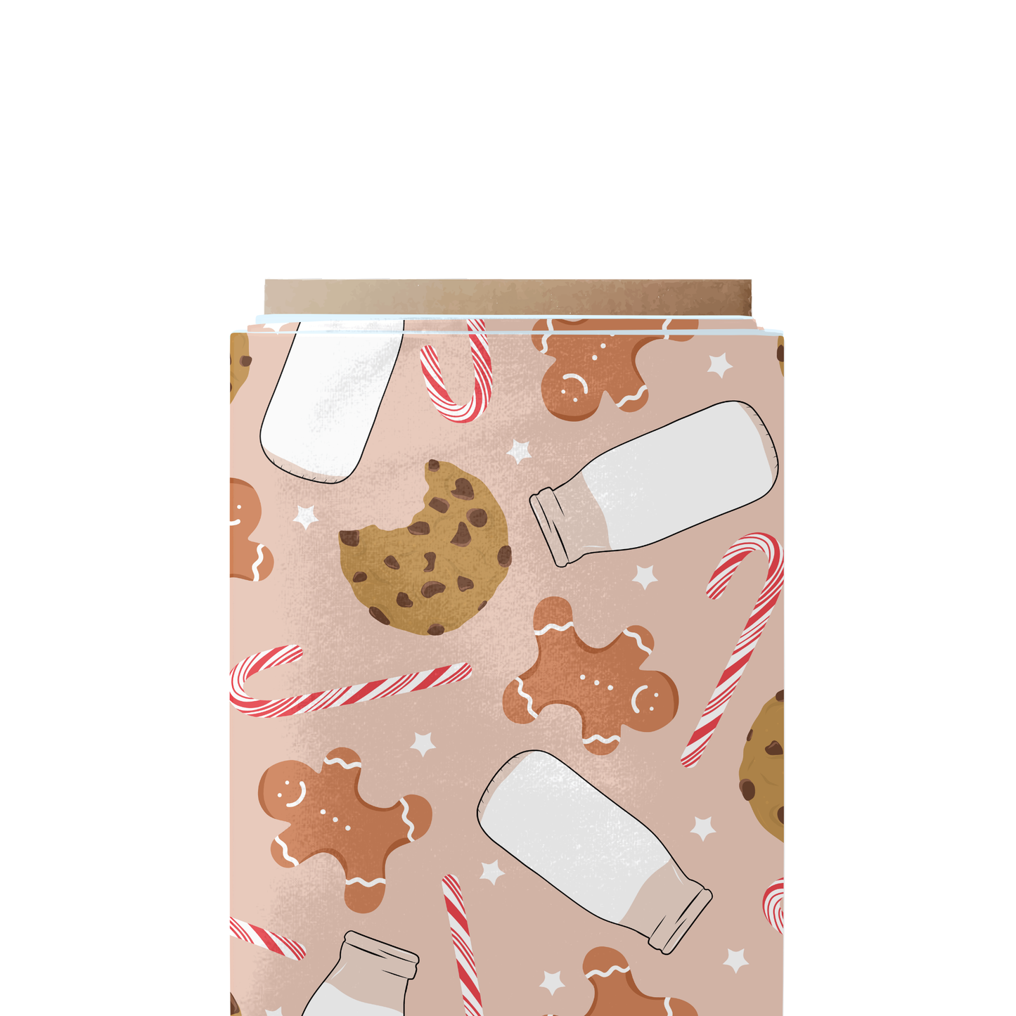Pink Milk and Cookies Fabric
