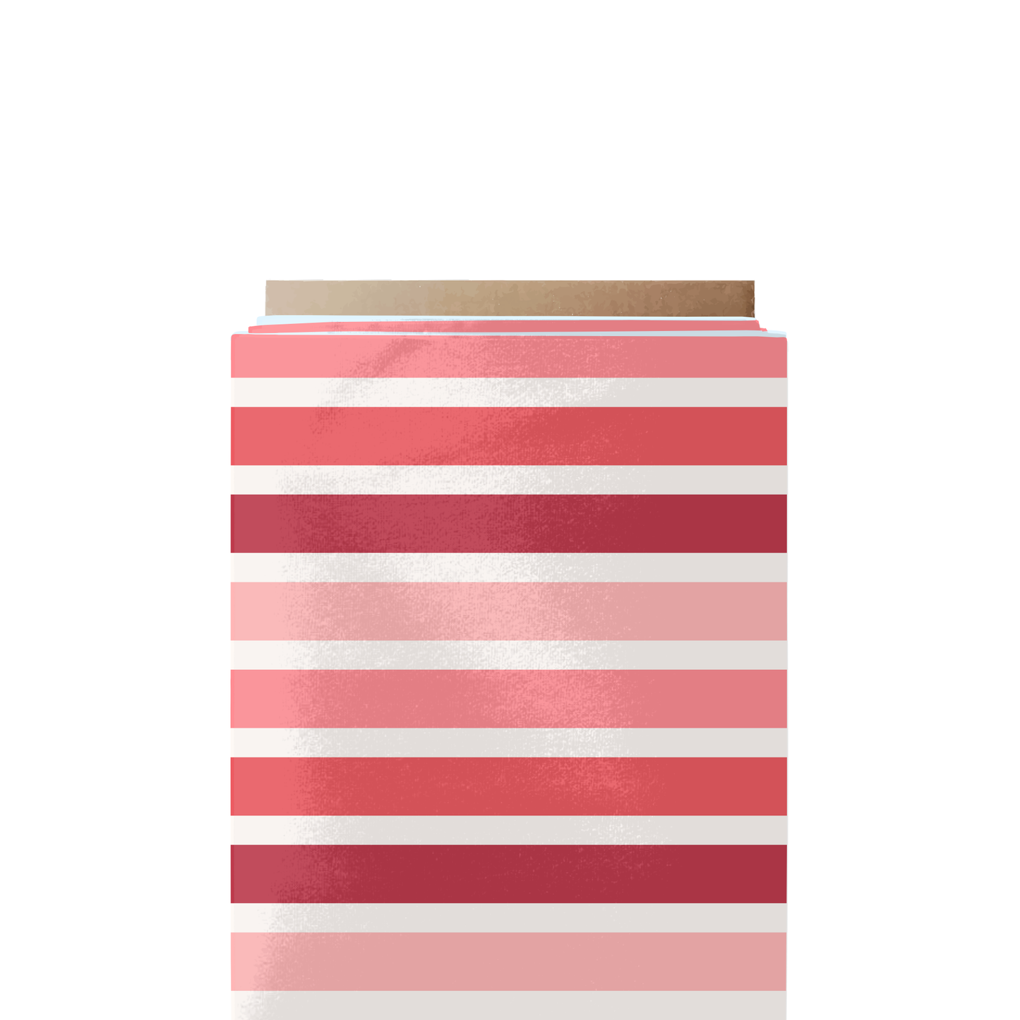 Shades of Red Stripe Fabric