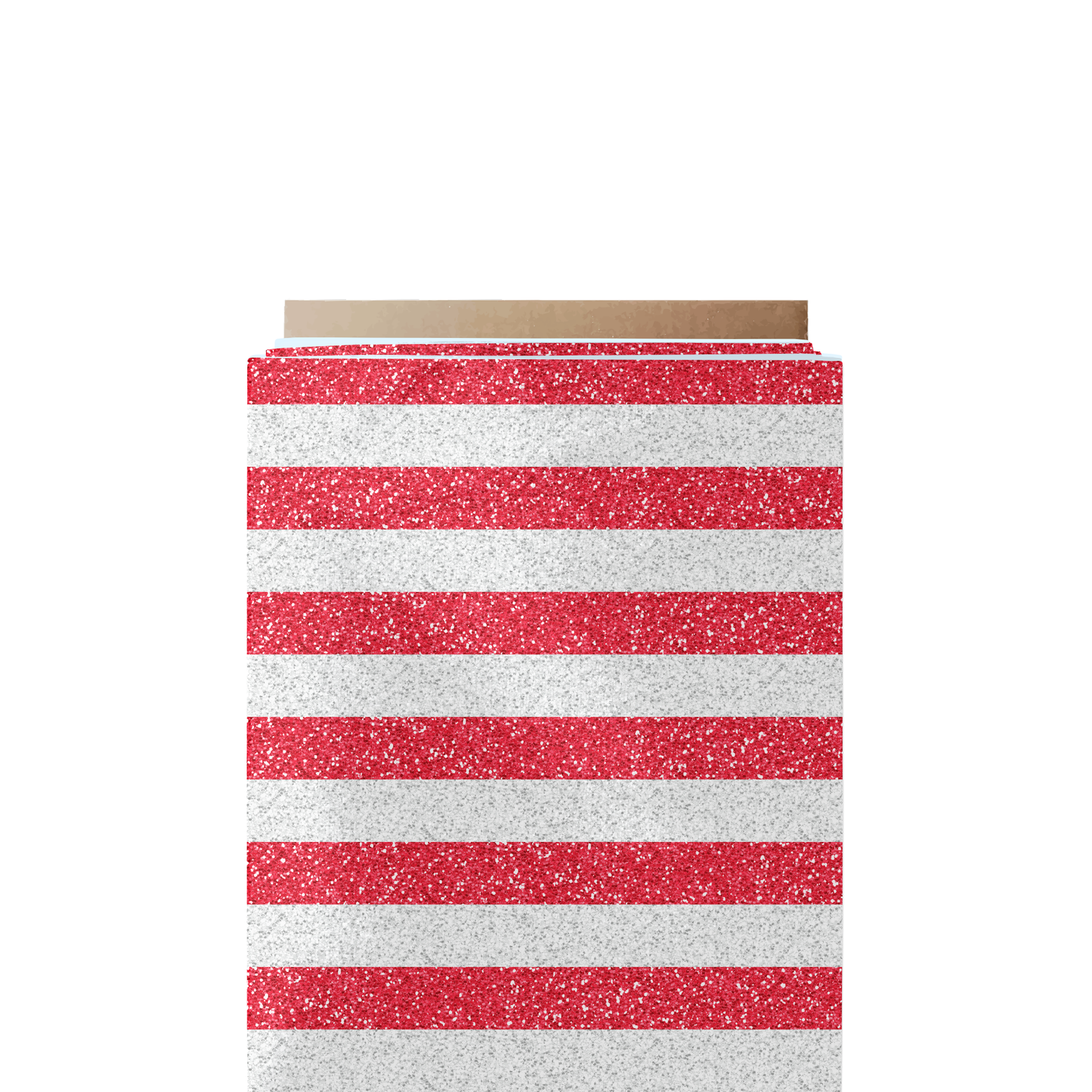 Red & White Sparkly Stripes