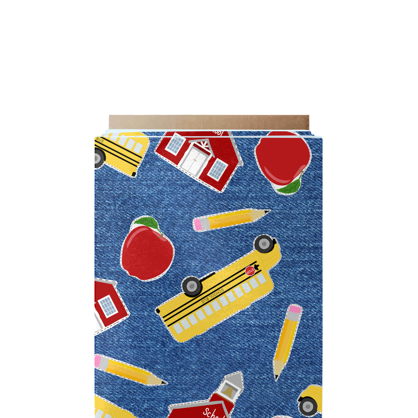 Denim school Bus Fabric