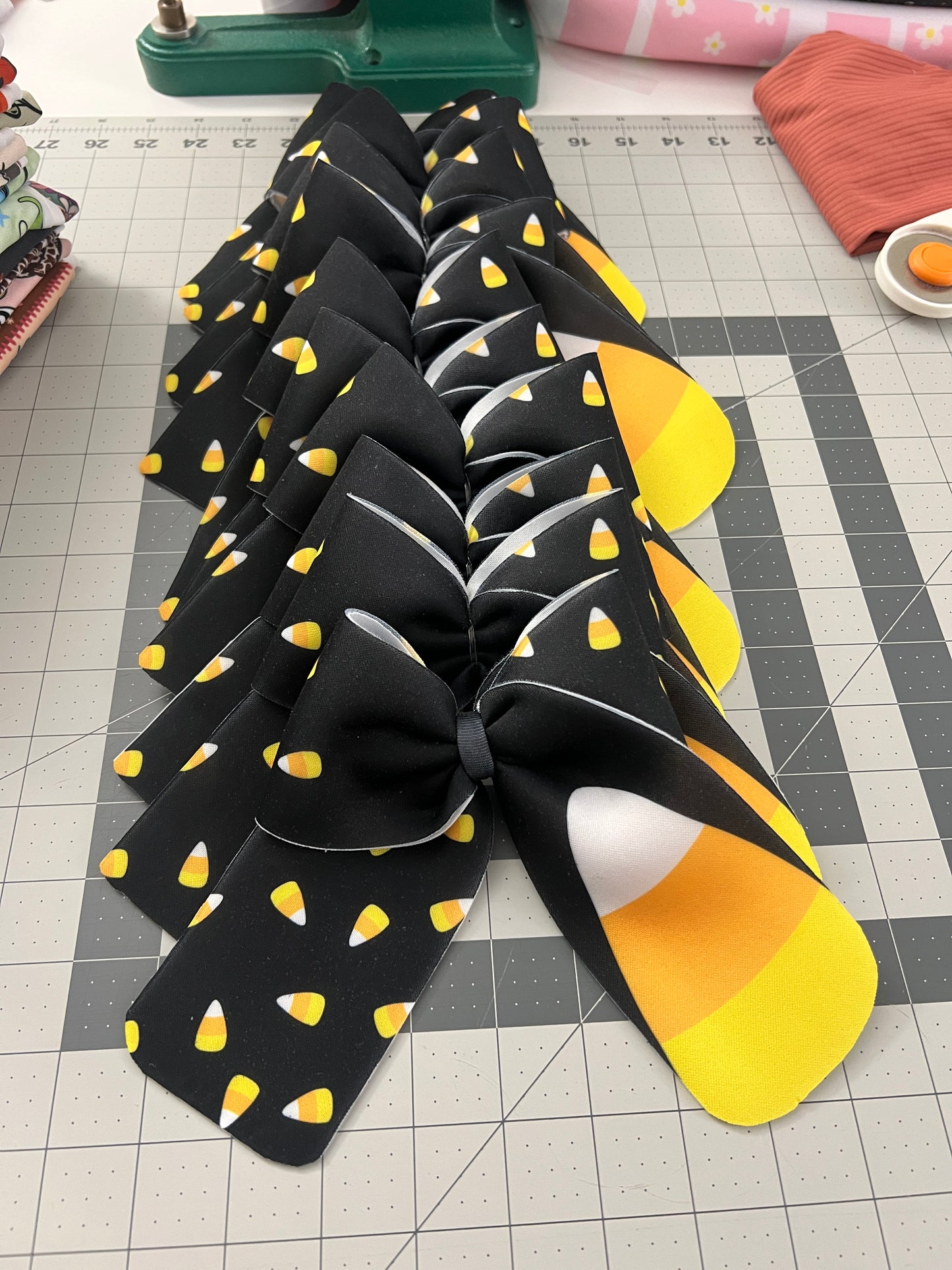 Candy Corn Bow