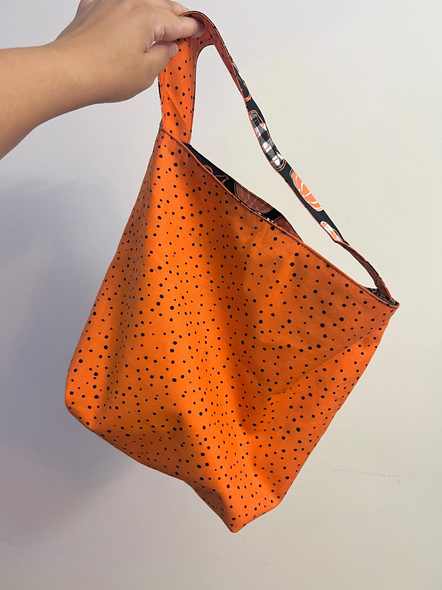 Reversible Trick or Treat Tote