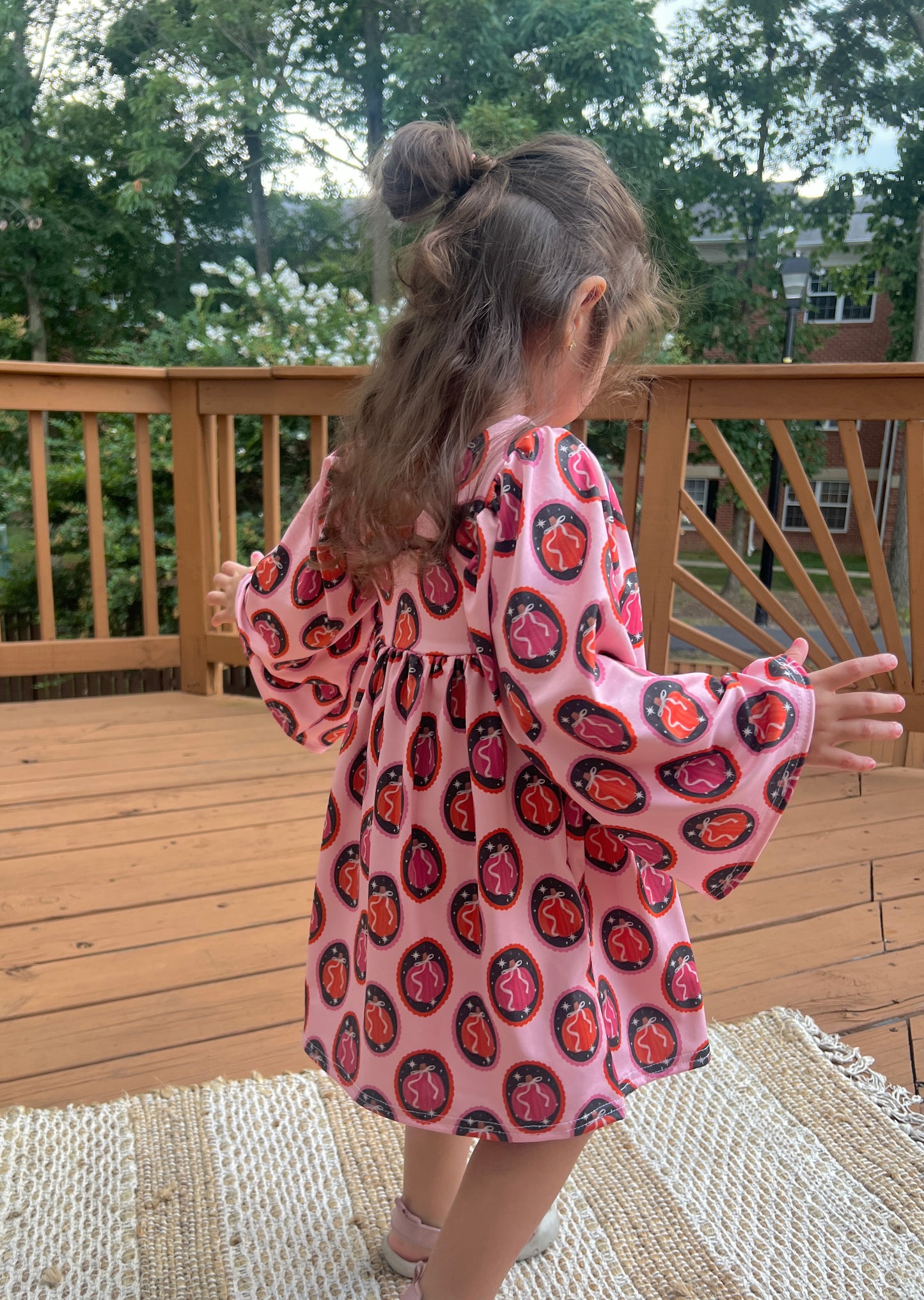 Vintage Coquette Pumpkin Dress