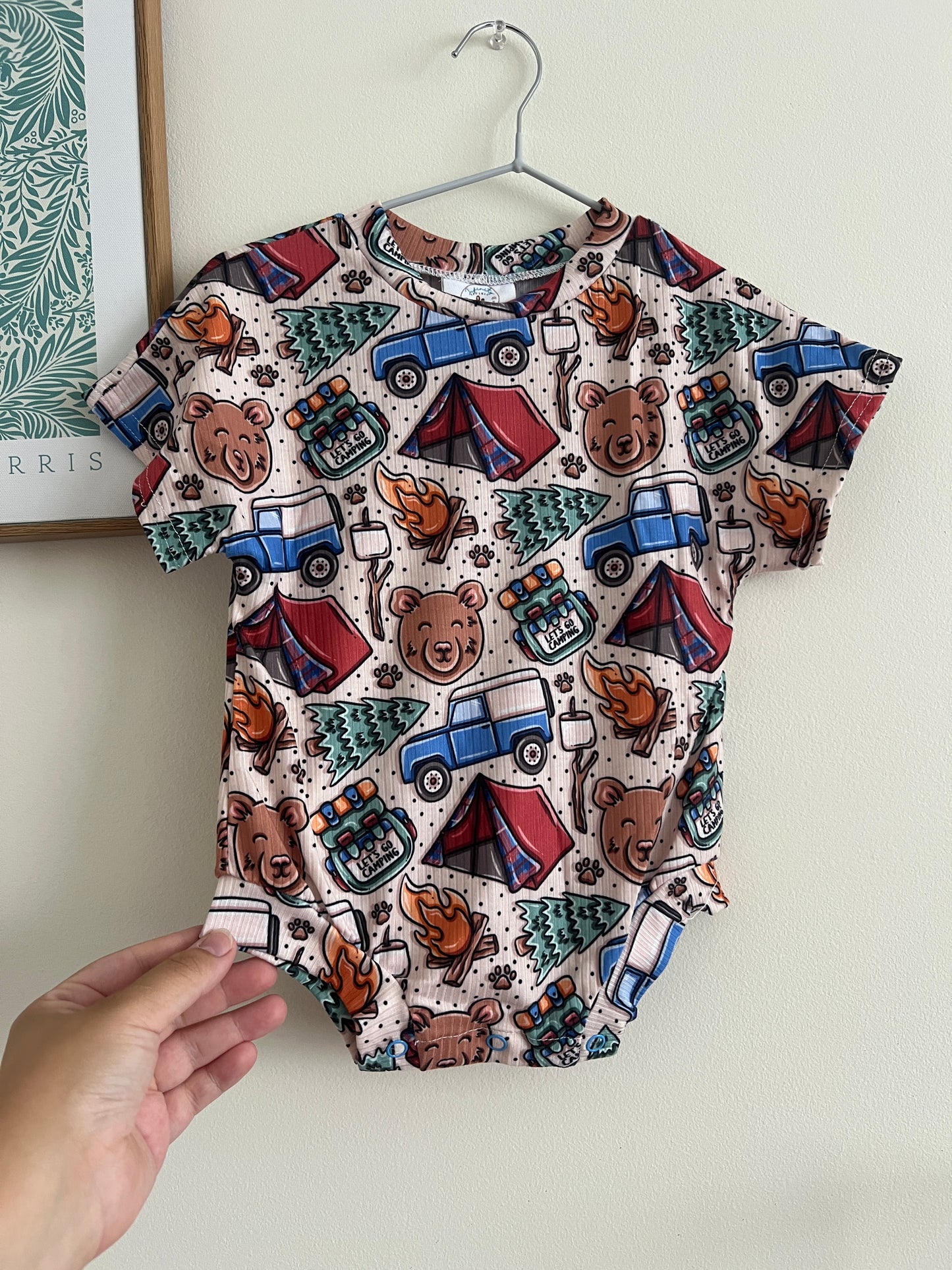 Camping Baggy Tee Onesie