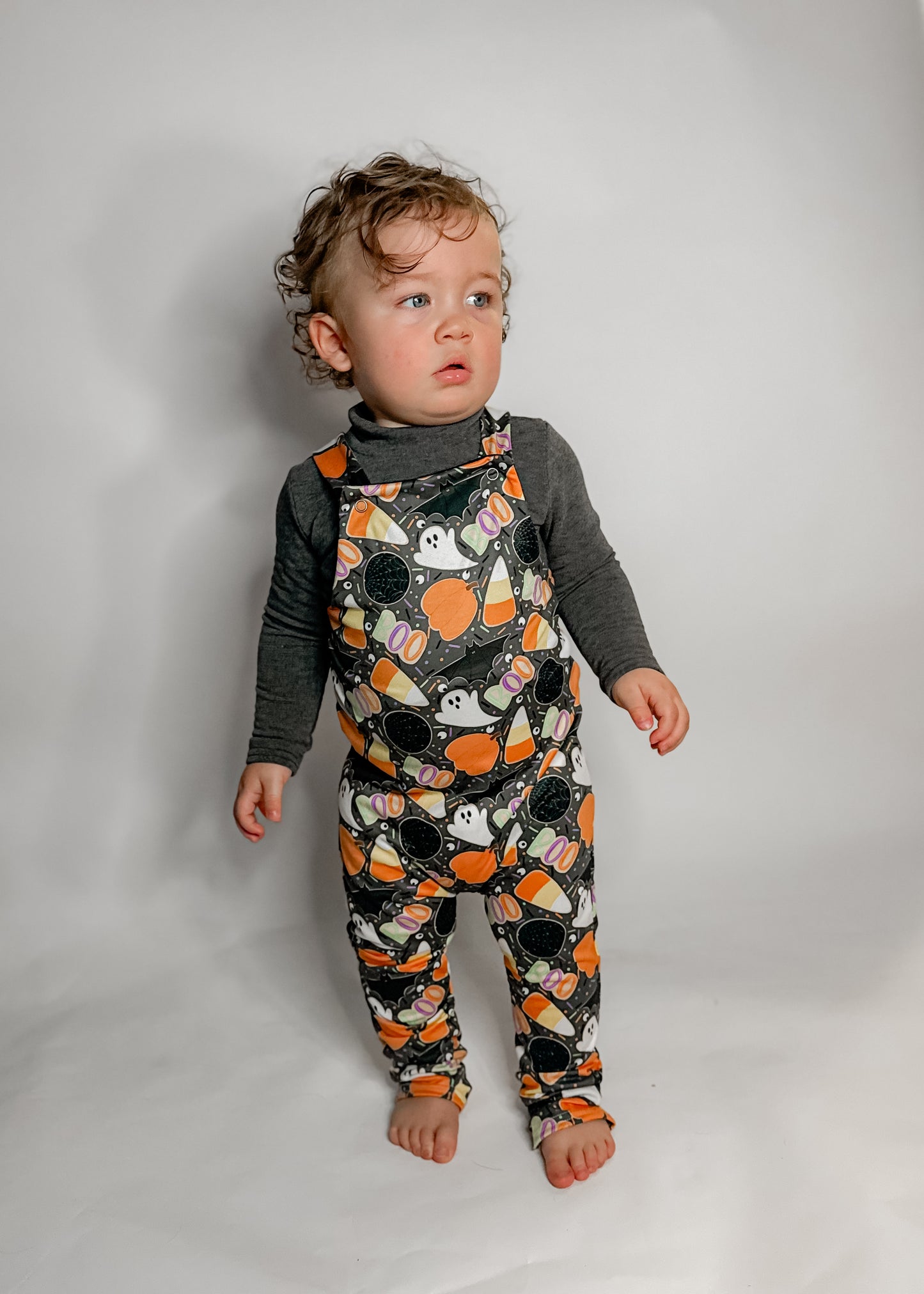 BOO Treats Mock Neck Sweater & Jumpsuit