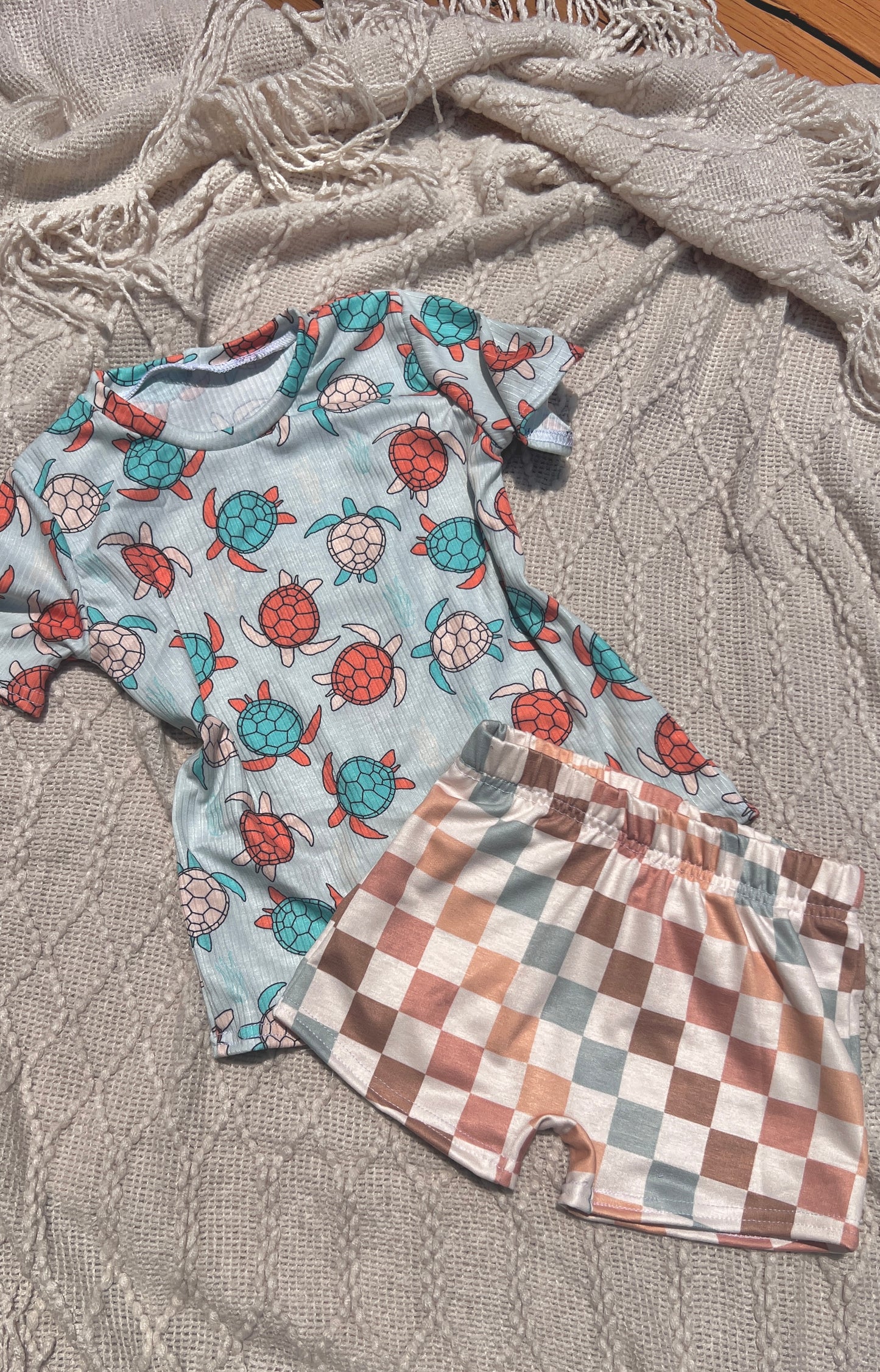 Checkered Boy Shorts - Youth