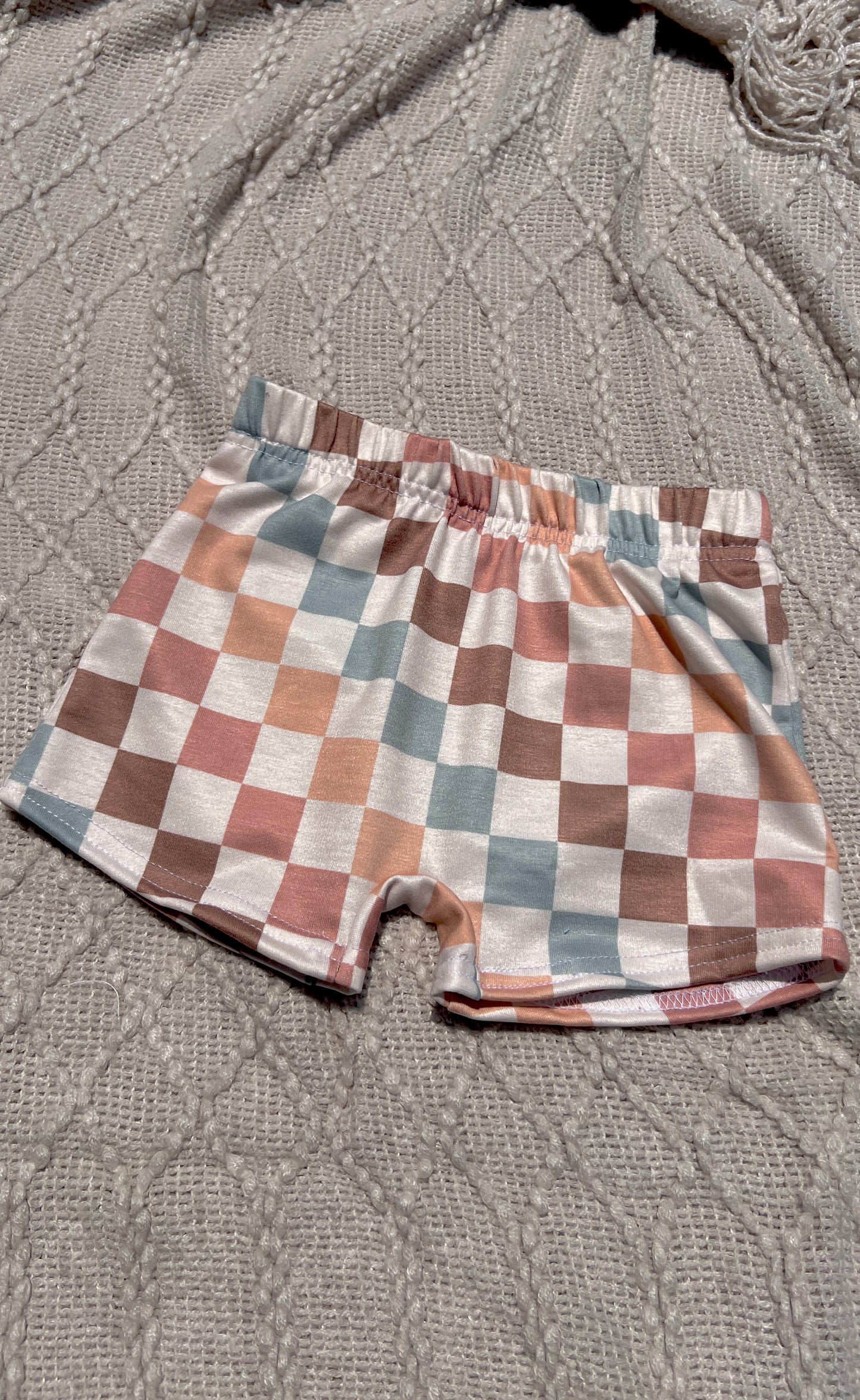 Checkered Boy Shorts - Youth