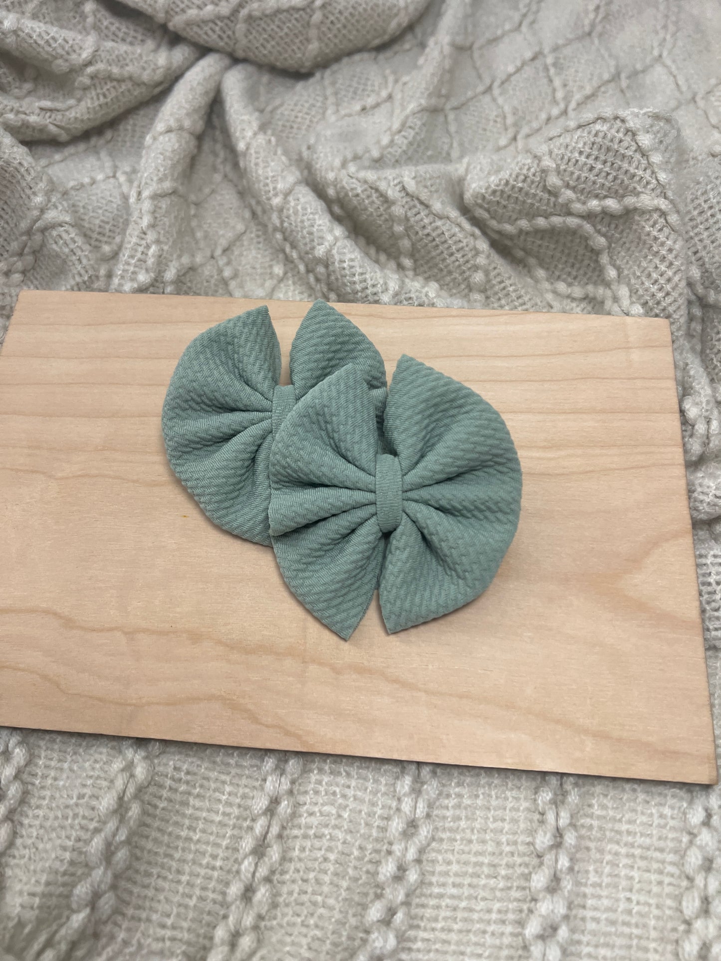 Sage green Pinwheel Piggie Set