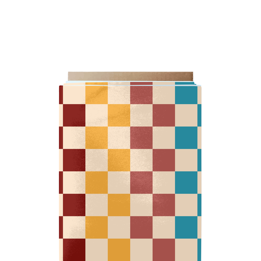 Neutral Checkered Fabric