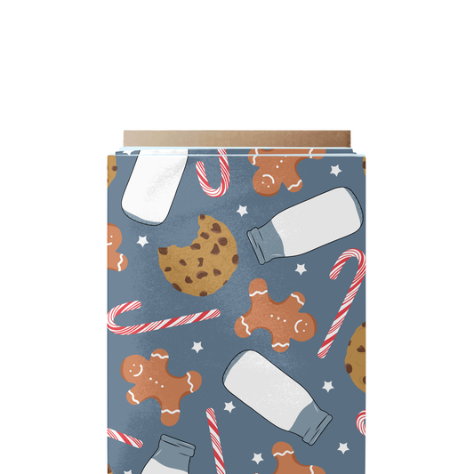 Blue Milk and Cookies Fabric