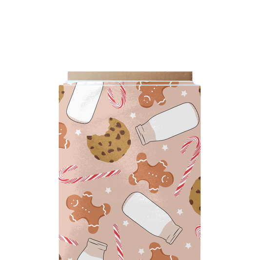 Pink Milk and Cookies Fabric
