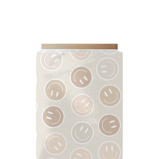 Neutral Smiley Fabric
