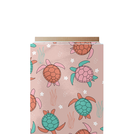 Pink Turtle Fabric