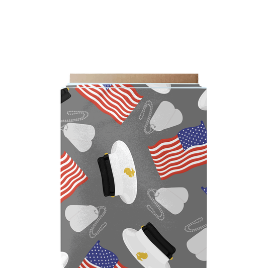 Marine in grey Fabric