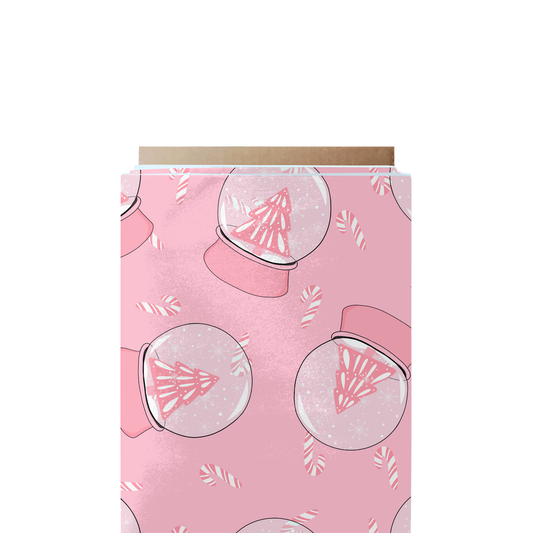 Pinky Snowglobe Fabric