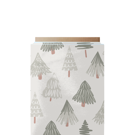 Sage Holiday trees fabric