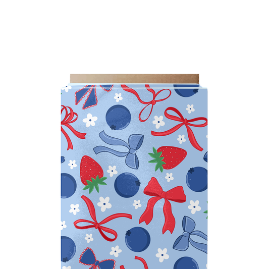 Coquette Strawberry & Blueberry Fabric
