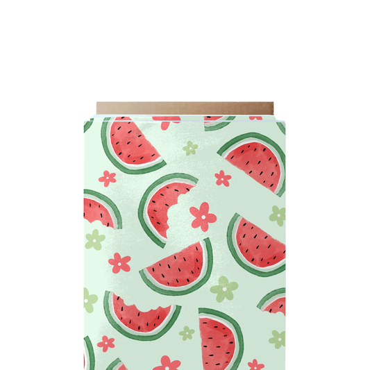 Flowery Watermelon Fabric