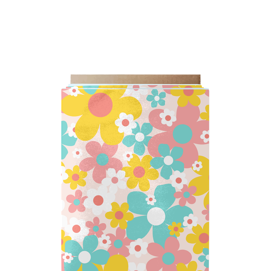 Pastel Flowers Fabric