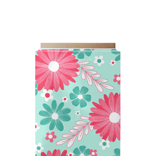 Turquoise Flower Fabric
