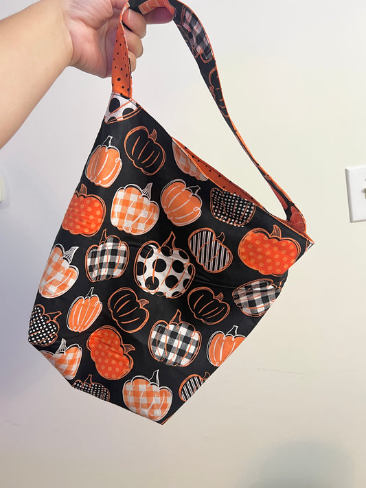 Reversible Trick or Treat Tote