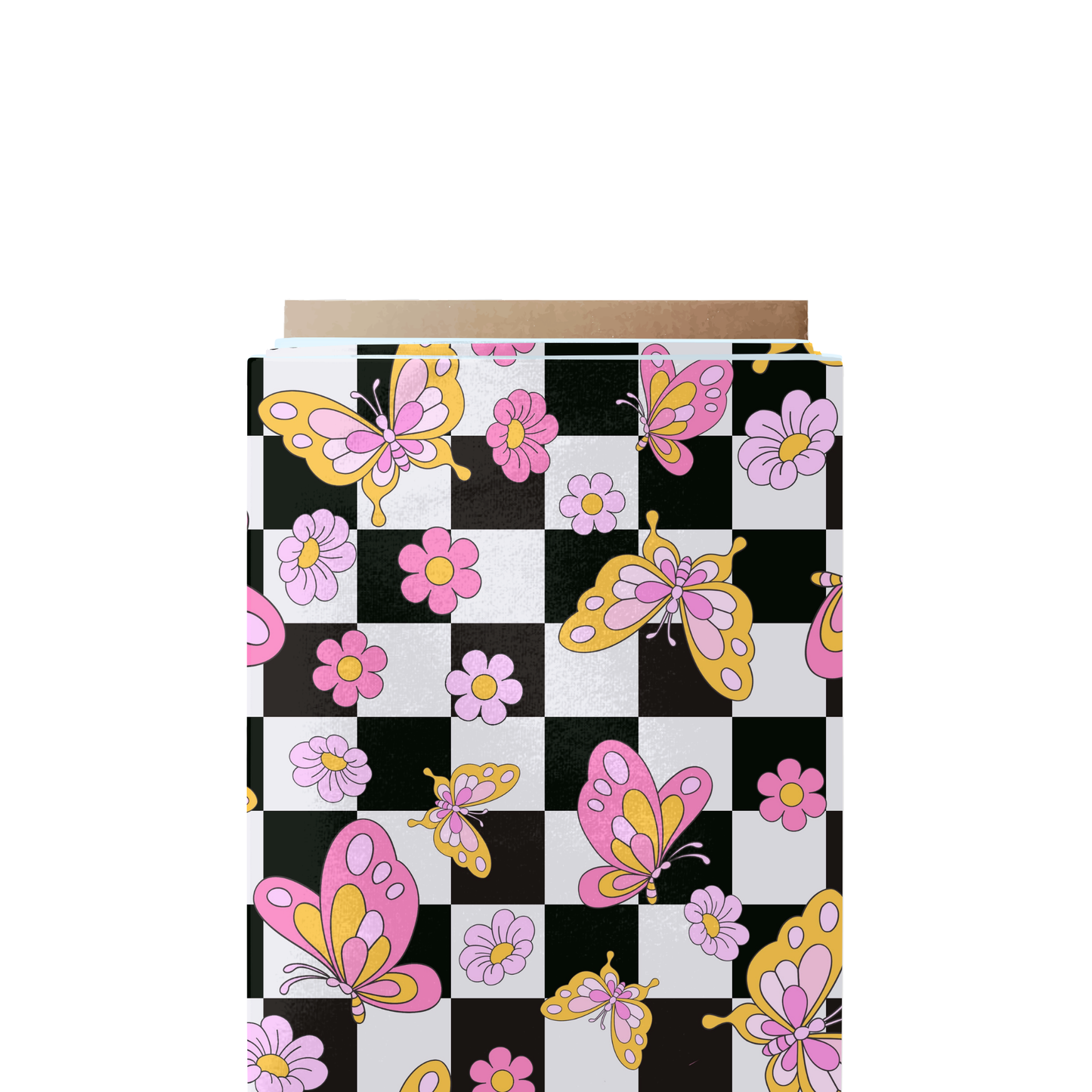 Butterfly Checkers Fabric
