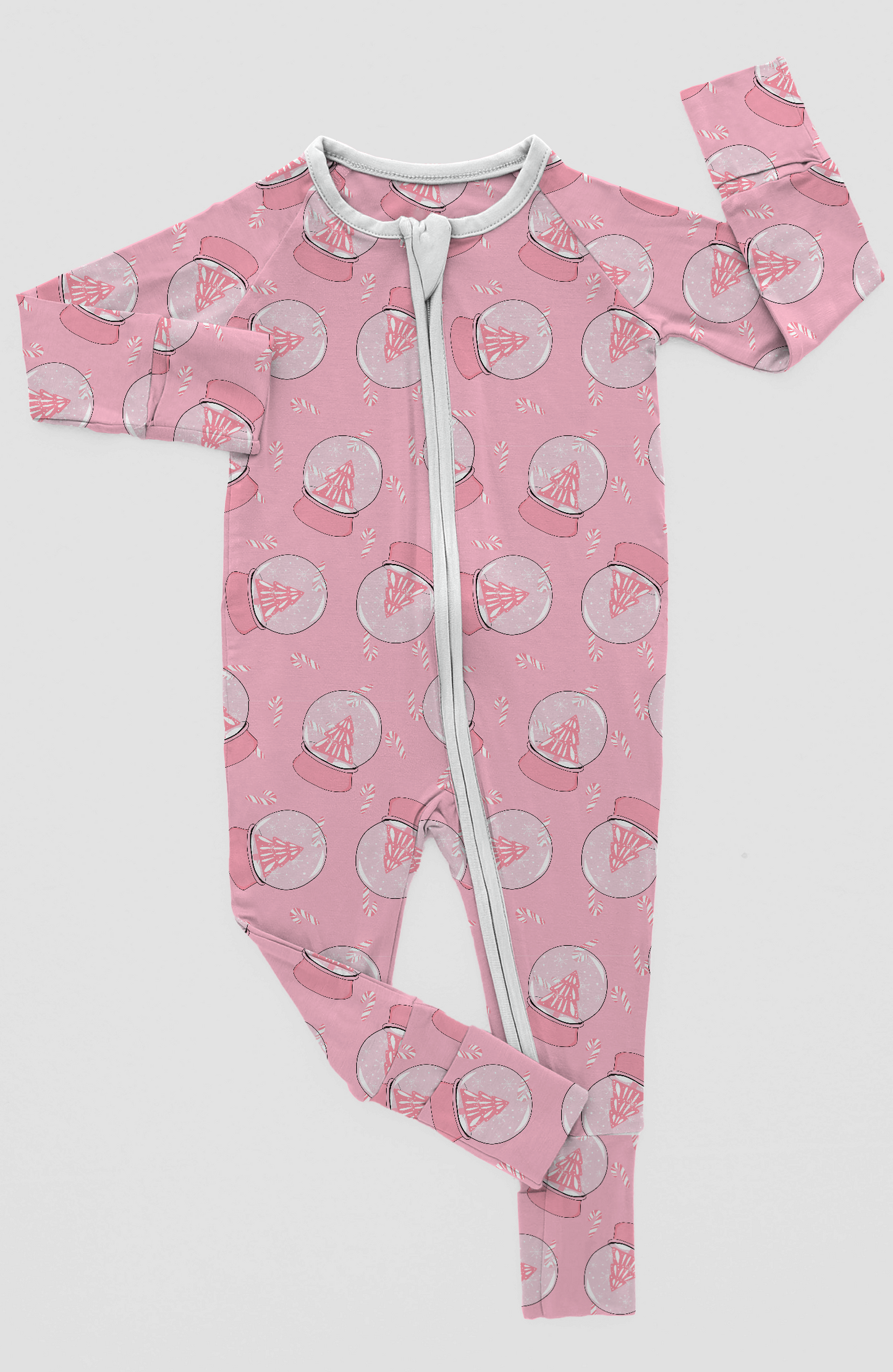 Bamboo Pink Holiday Onesie