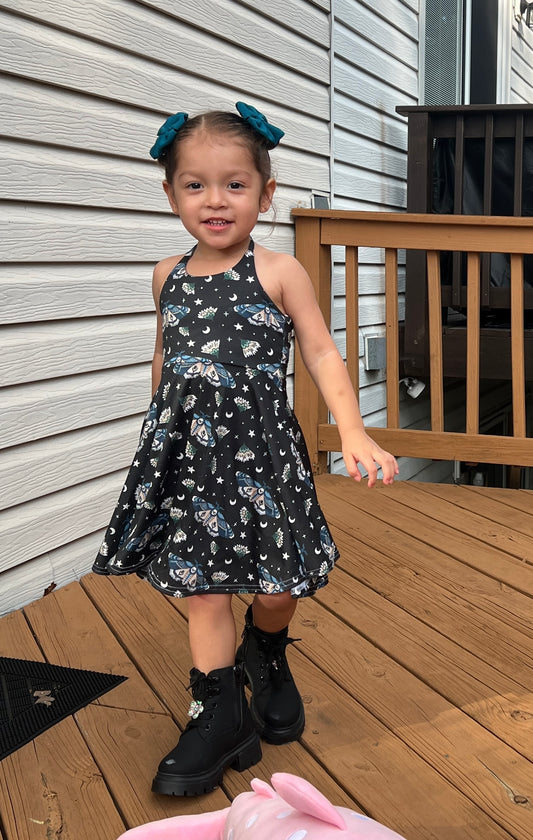 Dark moth dress