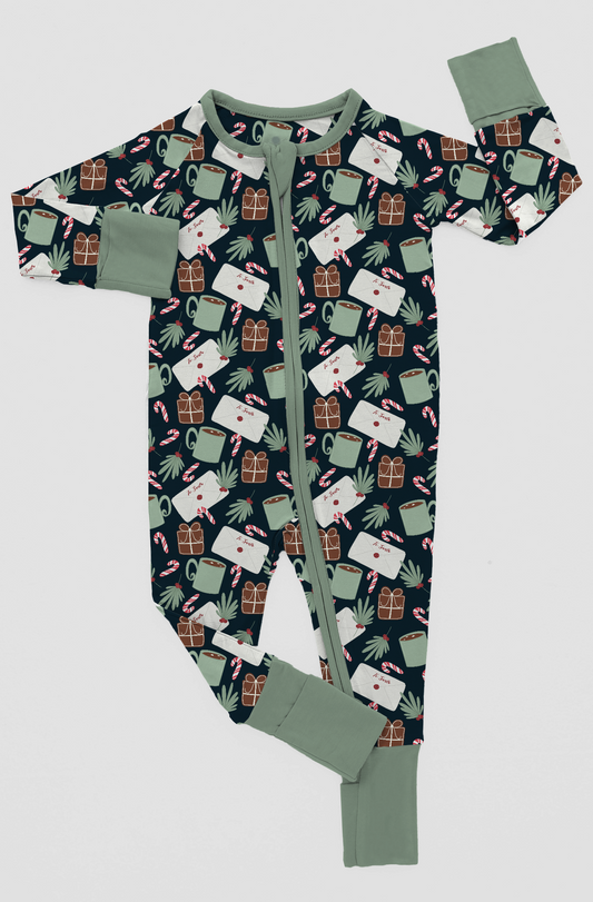 Bamboo Dear Santa Onesie