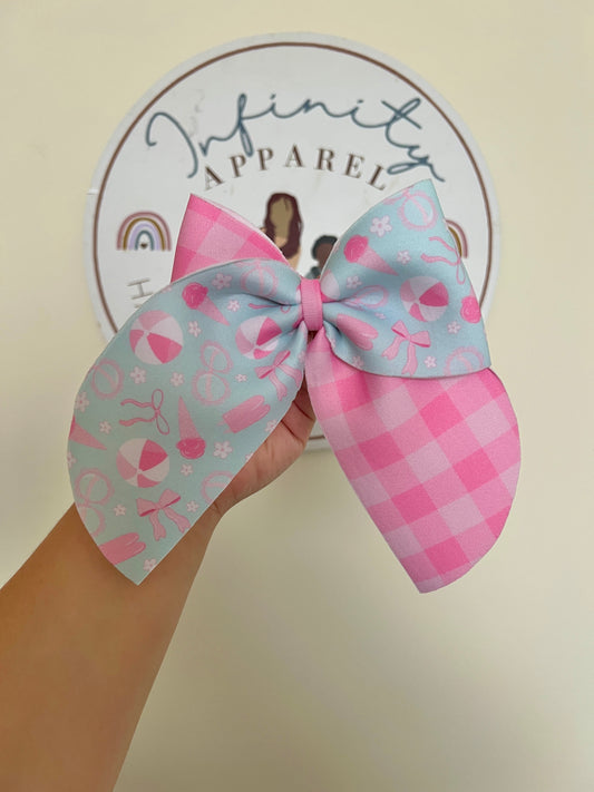 Summer Beach Cheer Bow