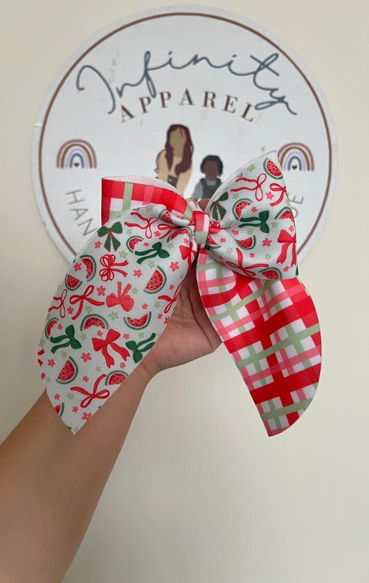 Watermelon Cheer Bow