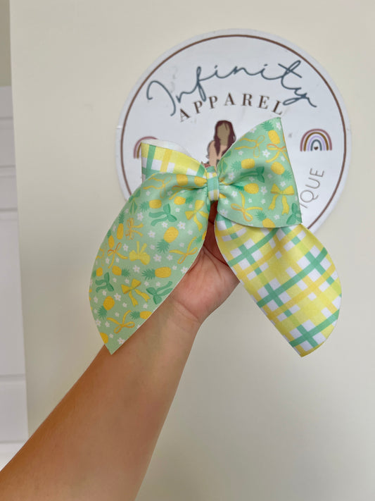 Pineapple Cheer Bow