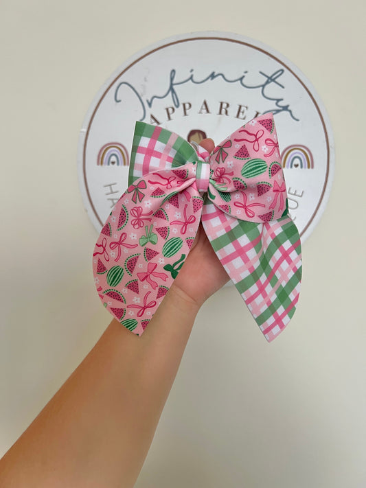 y2k Watermelon Cheer Bow